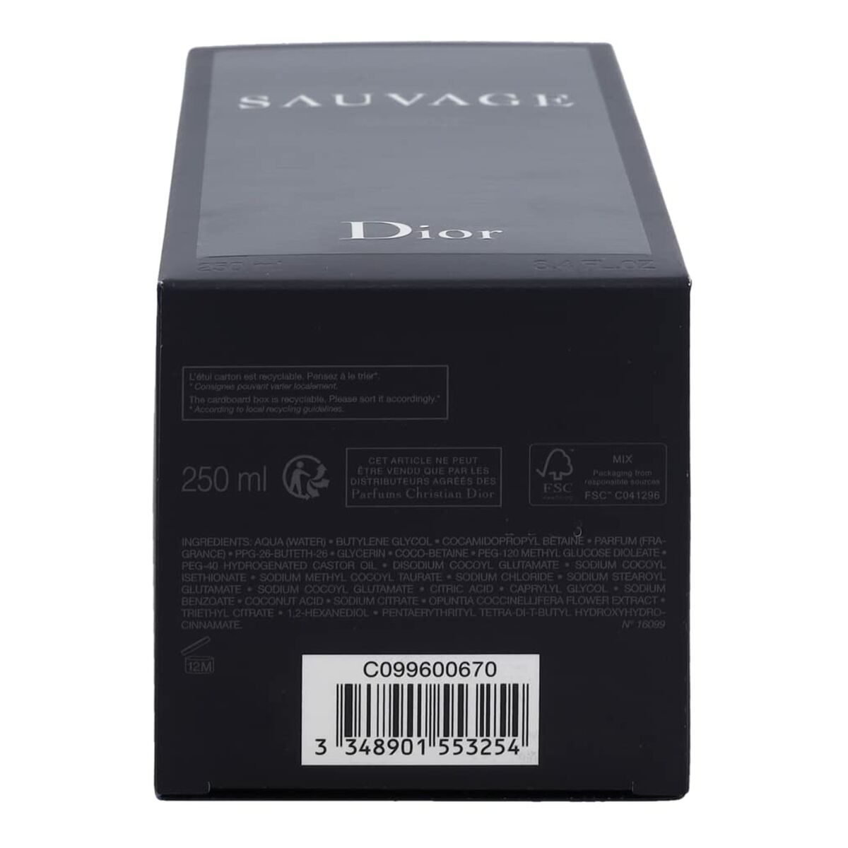 Parfum Bărbați Dior 099600670 50 ml 250 ml