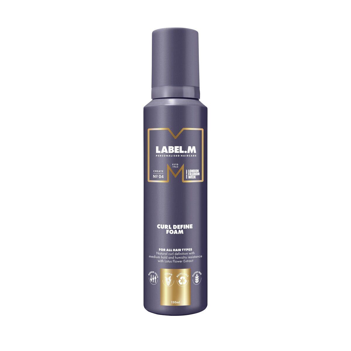 Formuojamosios putos Label.M Curl Define Foam 150 ml