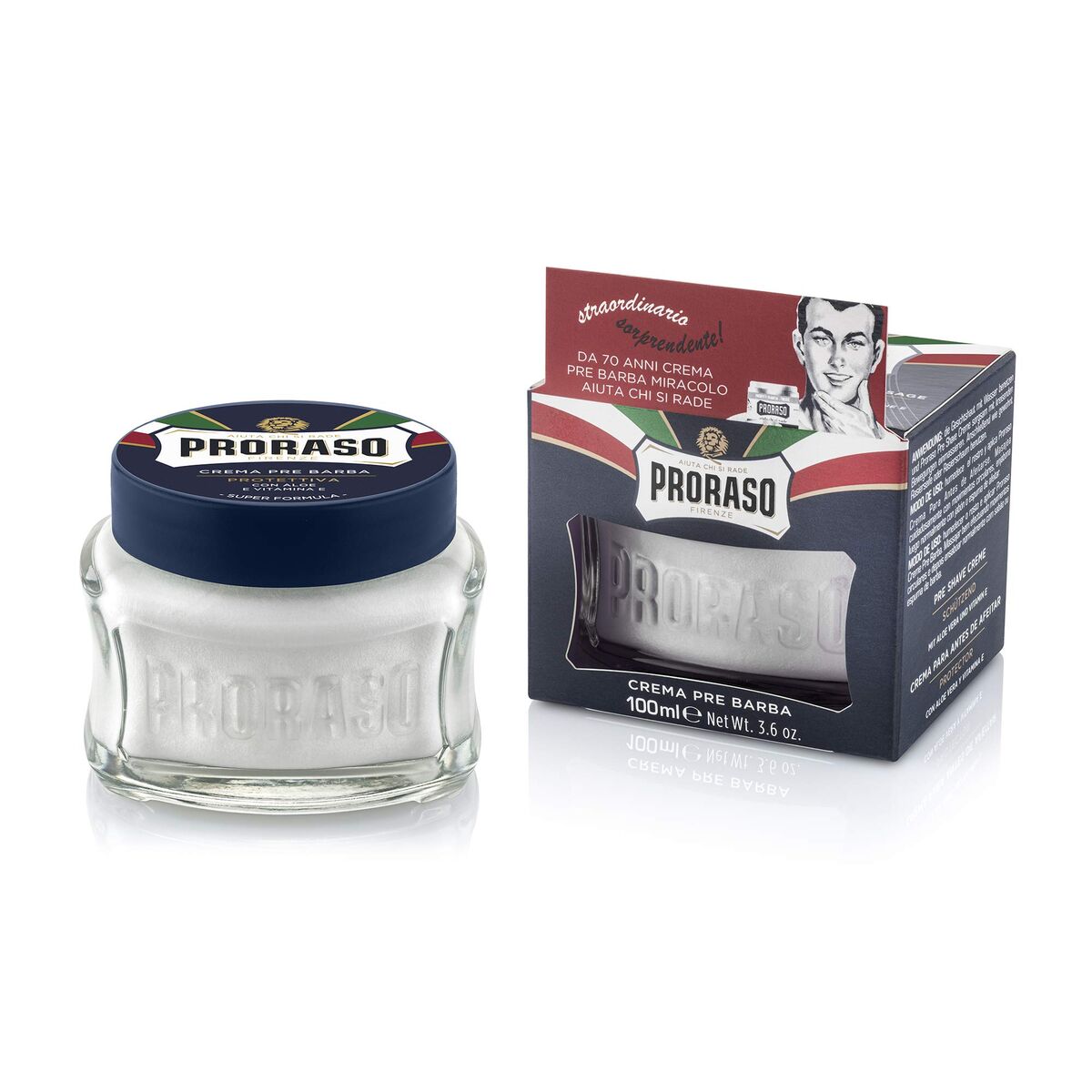 Cremă pentru bărbierit Proraso Blue 100 ml