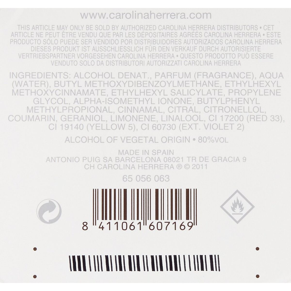 Parfum Femei Carolina Herrera CH EDT