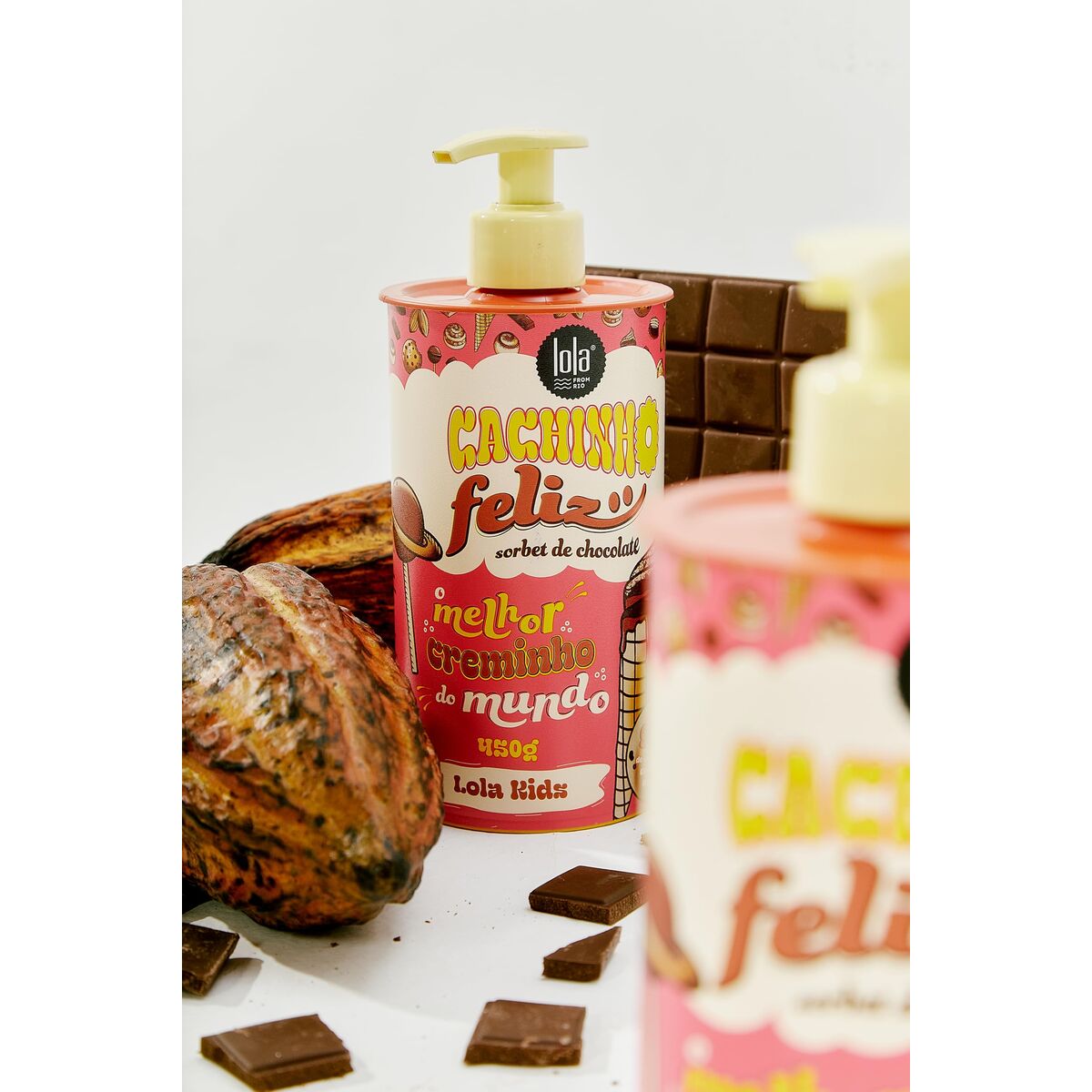 Cremă pentru Definirea Buclelor Lola Cosmetics Kids Cachinho Feliz Salada De Fruta