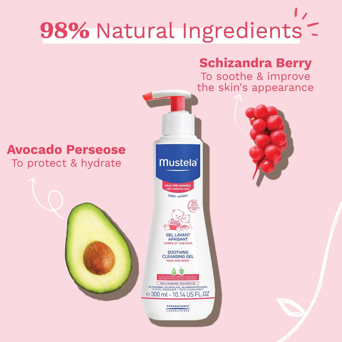 Gel de Baie Mustela Niño Calmant