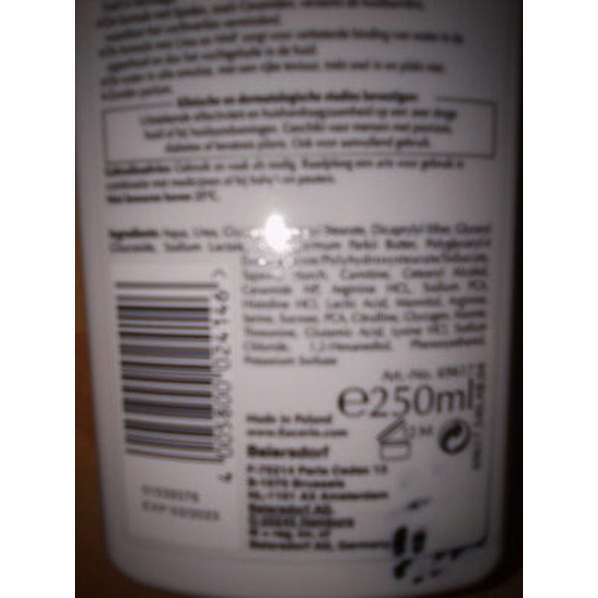 Soluție pentru Întărirea Unghiilor Eucerin Urearepair Plus 250 ml