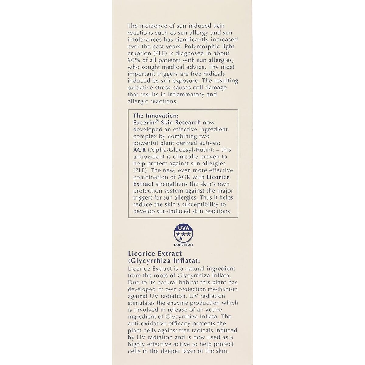 Protector Solar de Față Eucerin 3856515 Spf 50