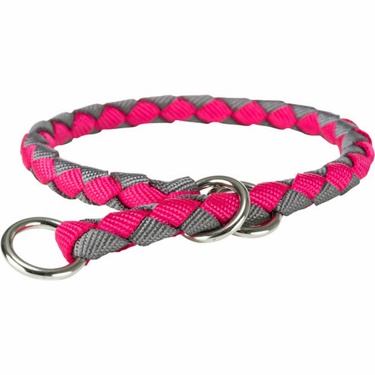 Zgarda de antrenament Trixie Cavo Grafit Fucsia 25-31 cm
