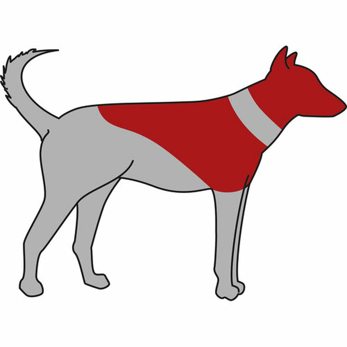 Guler de protecție pentru câine Trixie Albastru Gonflabil (66-78 cm)