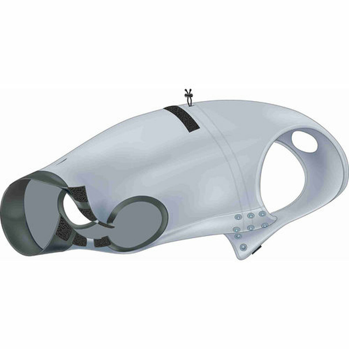 Protector de corp pentru câini Trixie Gri L