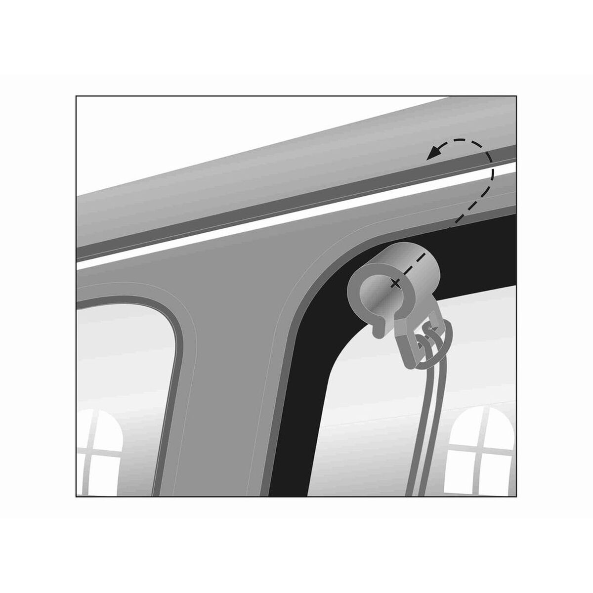 Plasă de siguranță Trixie Negru 120 × 100 CM