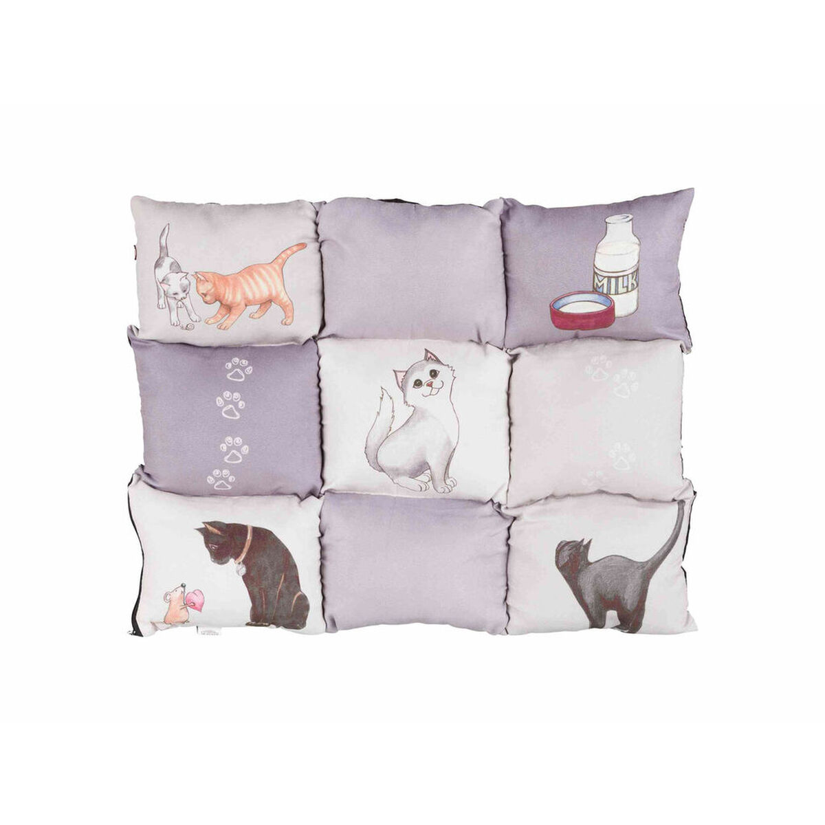 Pat pentru câine Trixie Gri Patchwork