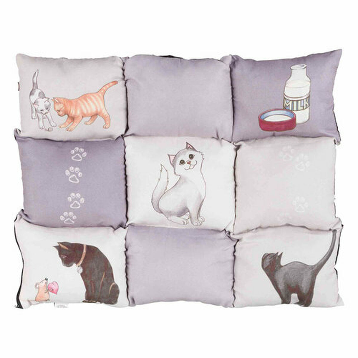 Pat pentru câine Trixie Gri Patchwork