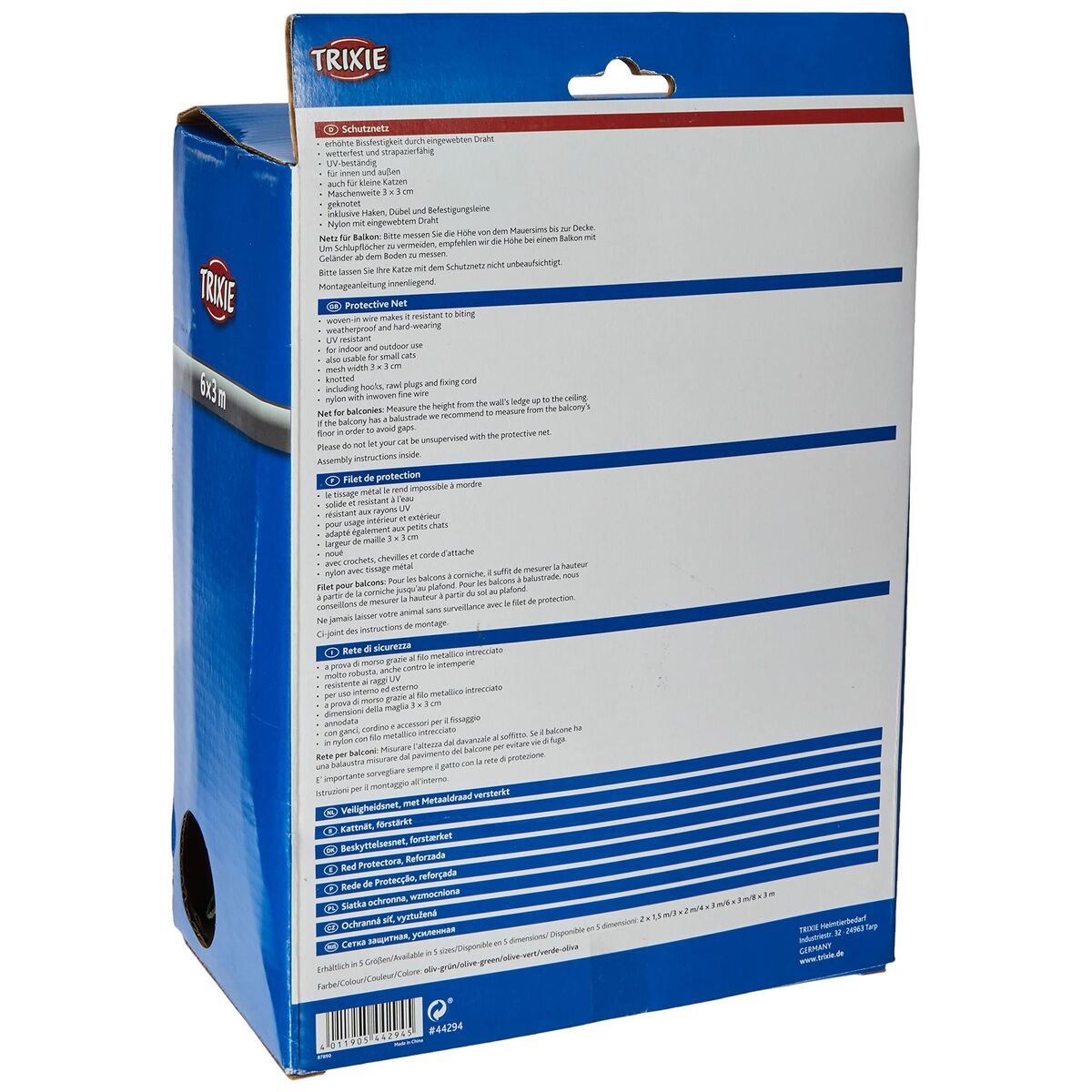 Plasă de siguranță Trixie Verde Nailon