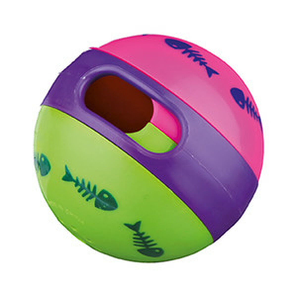 Distribuitor de mâncare 2 în 1 jucărie pentru animale de companie Trixie Plastic Ø 6 cm