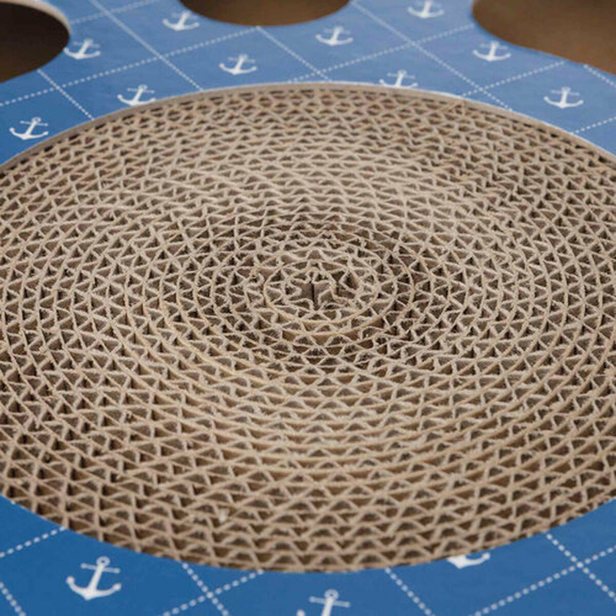 Suport de Ascuțit Gheare pentru Pisici Trixie Albastru Carton Plastic Ø 33 cm