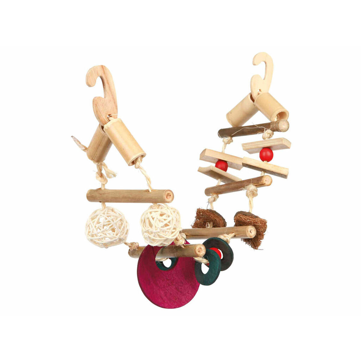 Jucărie pentru păsări Trixie Multicolor 45 cm Pod