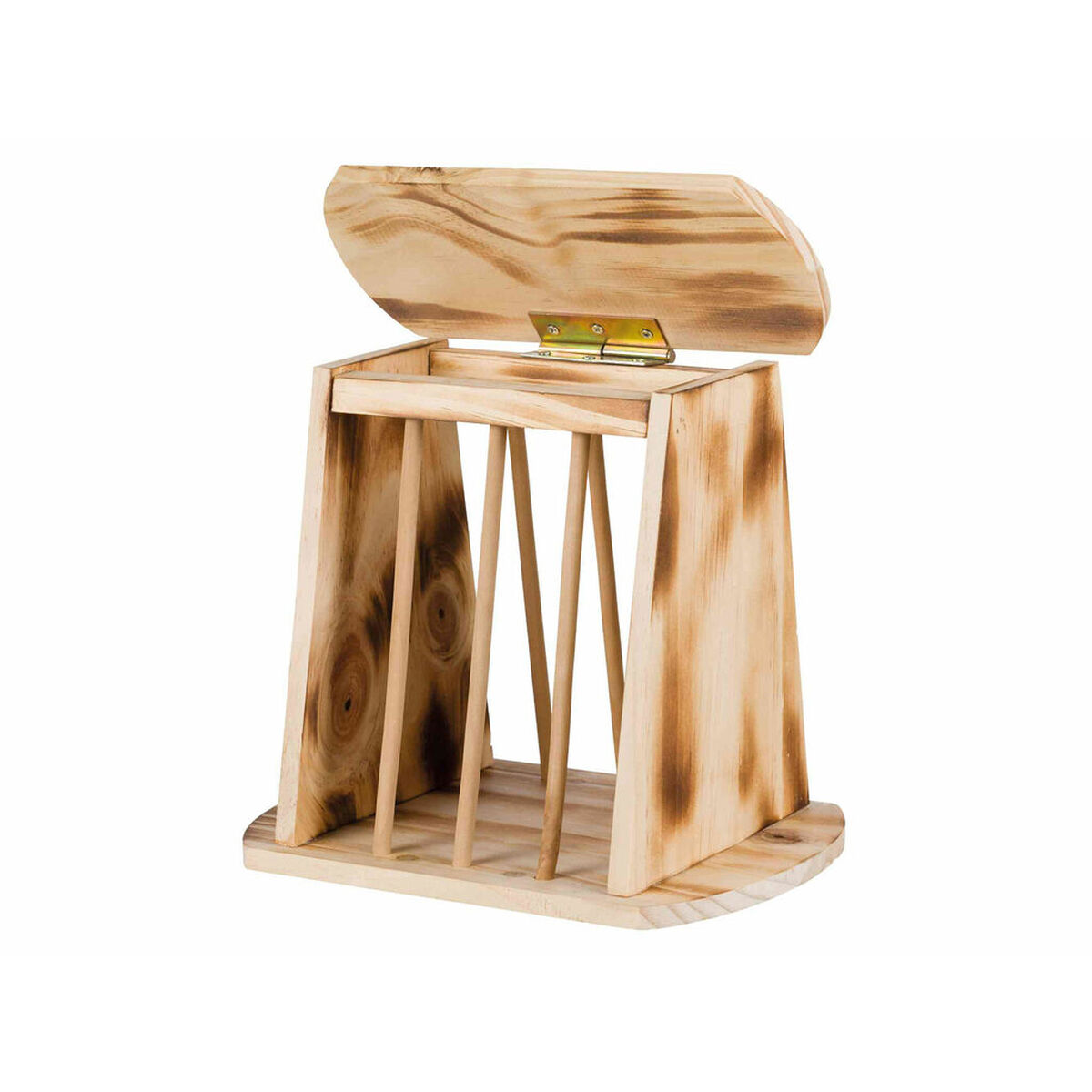 Castron de hrană pentru animale de companie Trixie Lemn 25 X 22 X 18 CM Maro