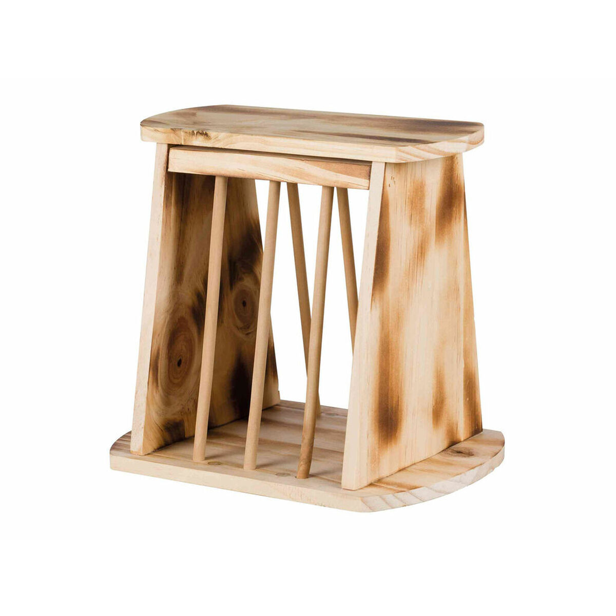 Castron de hrană pentru animale de companie Trixie Lemn 25 X 22 X 18 CM Maro