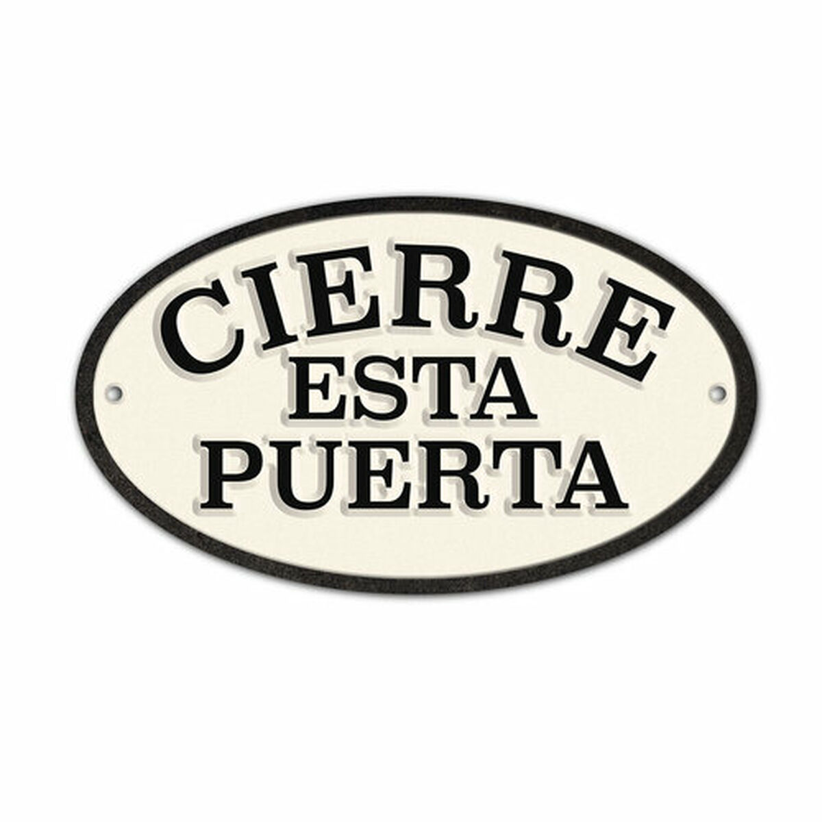 Placă Magnet & Steel Cierre esta Puerta 16,3 x 9,5 cm