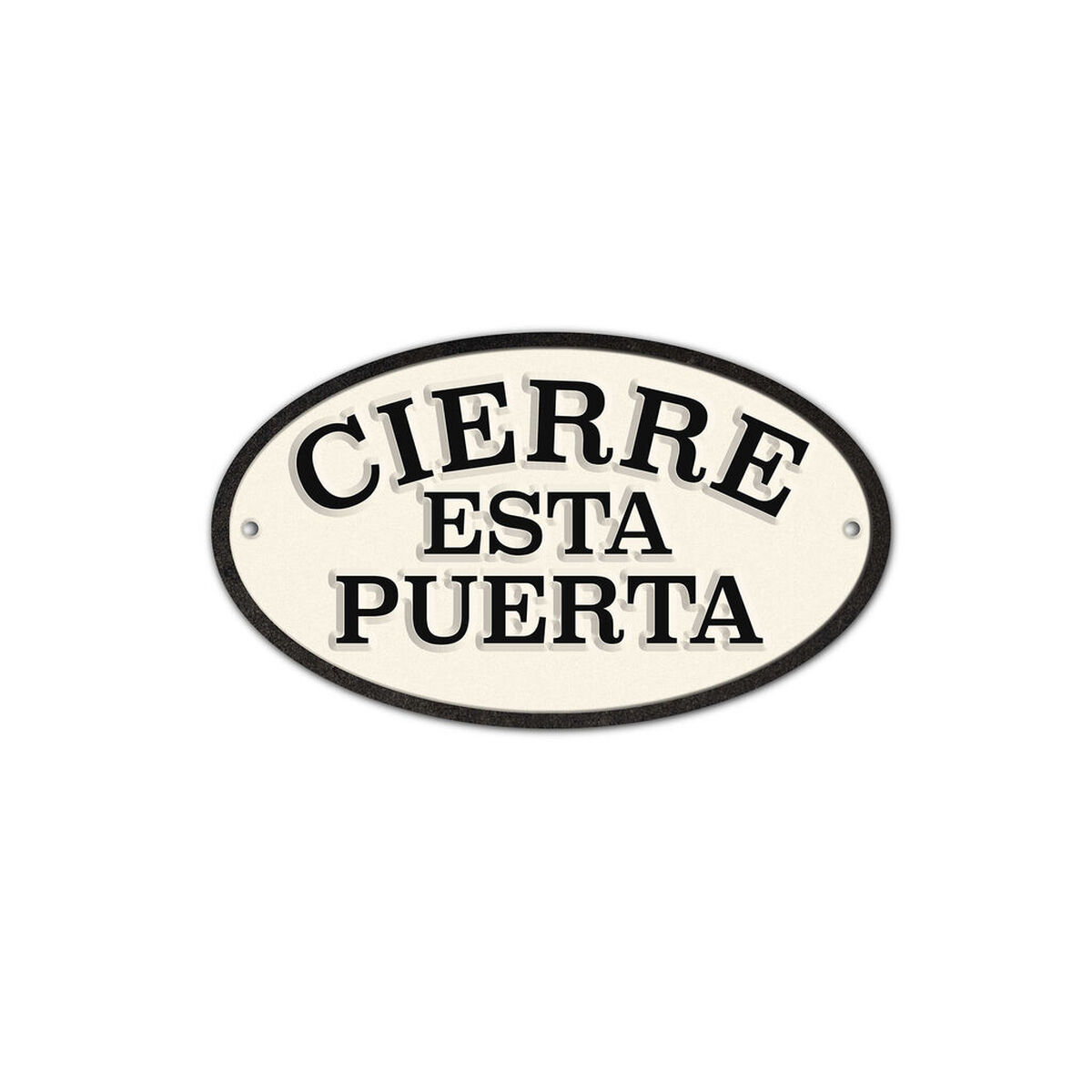 Placă Magnet & Steel Cierre esta Puerta 16,3 x 9,5 cm