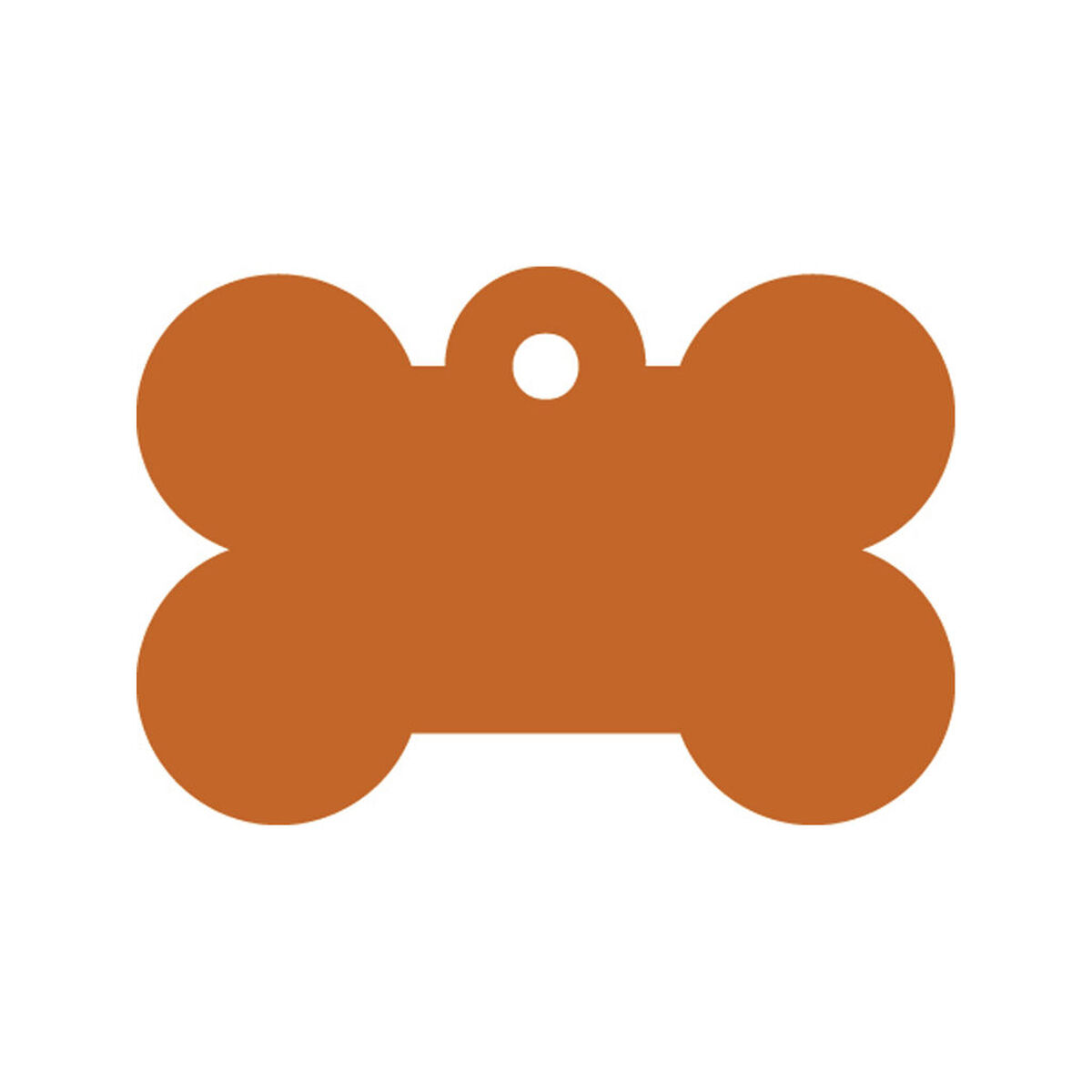 Placă de identificare pentru guler Imarc Bone Portocaliu