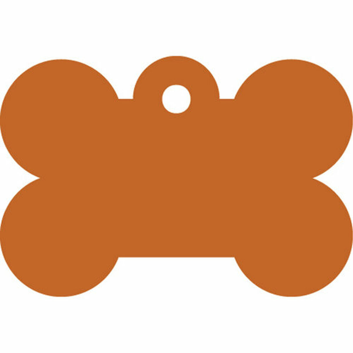 Placă de identificare pentru guler Imarc Bone Portocaliu