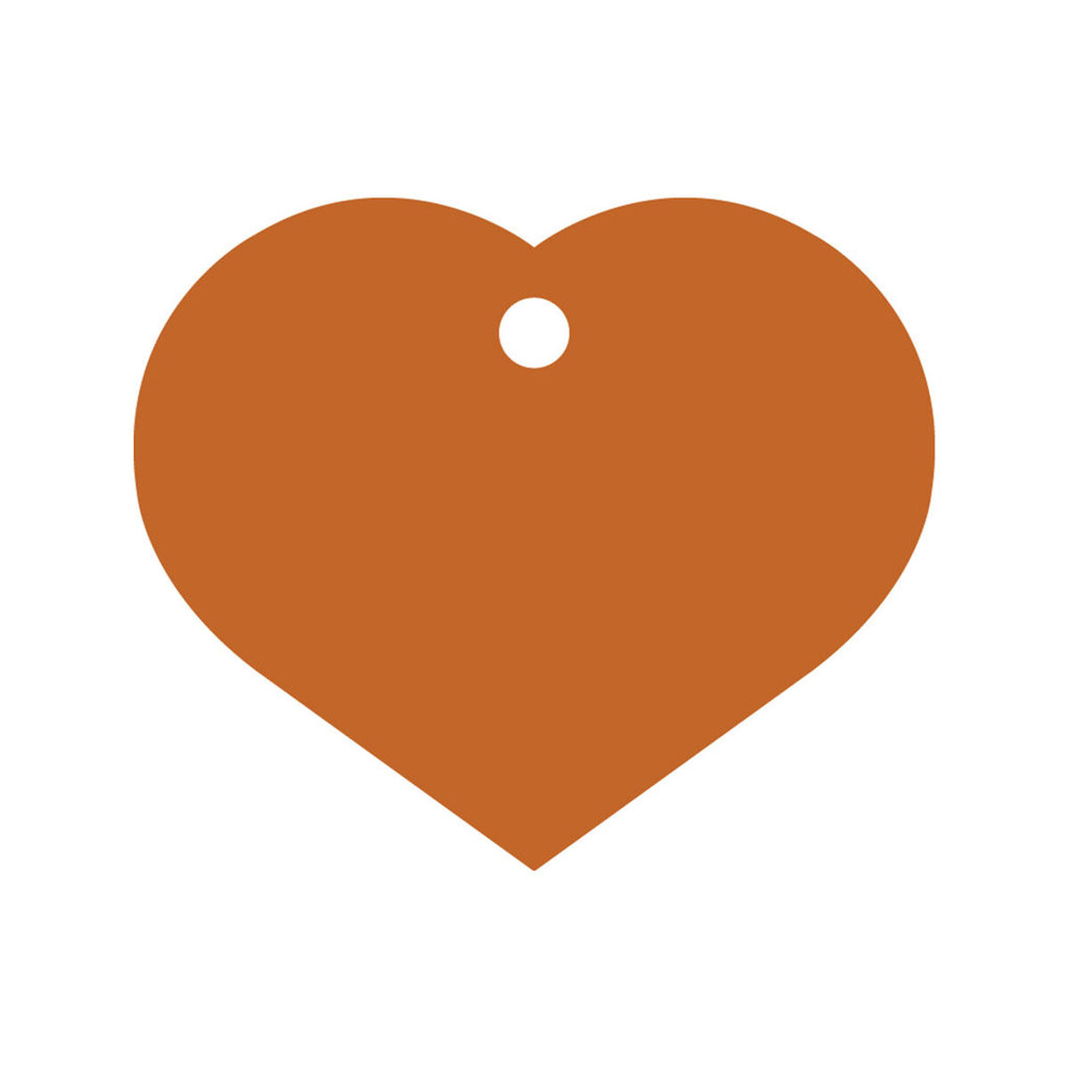 Placă de identificare pentru guler Imarc Heart Portocaliu