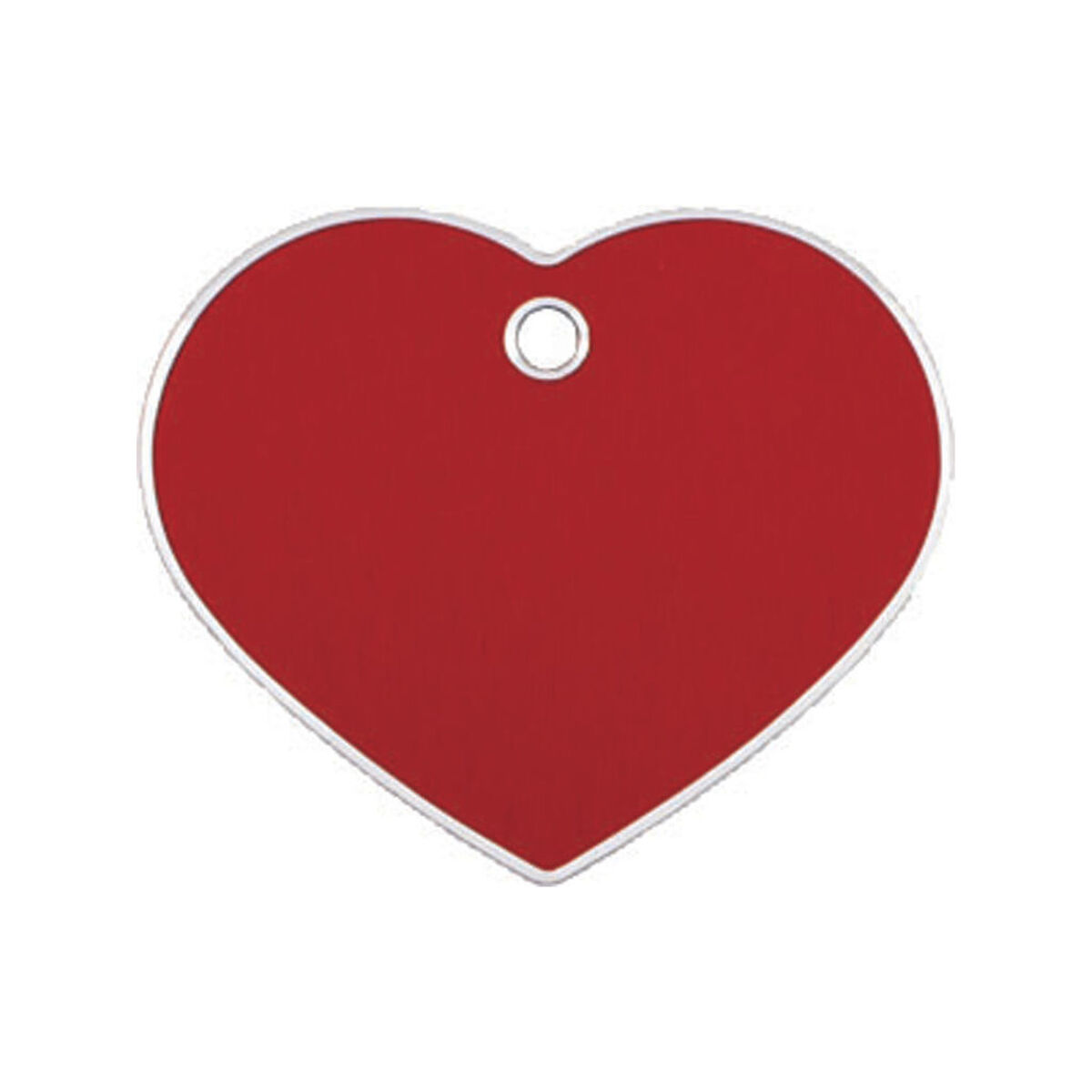 Placă de identificare pentru guler Imarc Heart Roșu