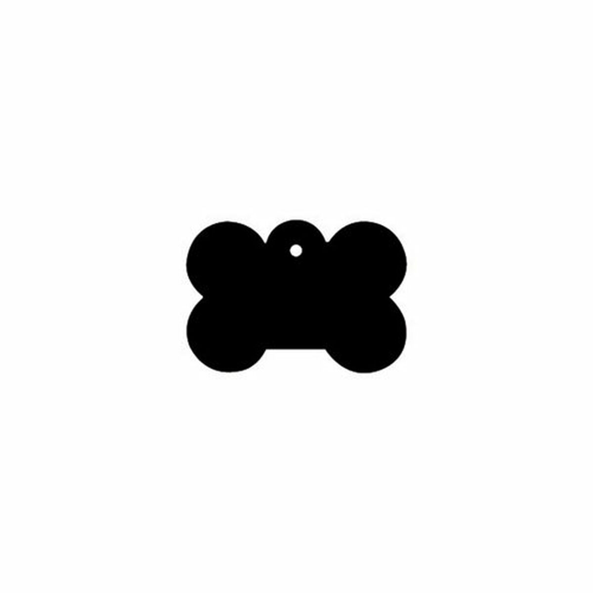 Placă de identificare pentru guler Imarc Bone Negru