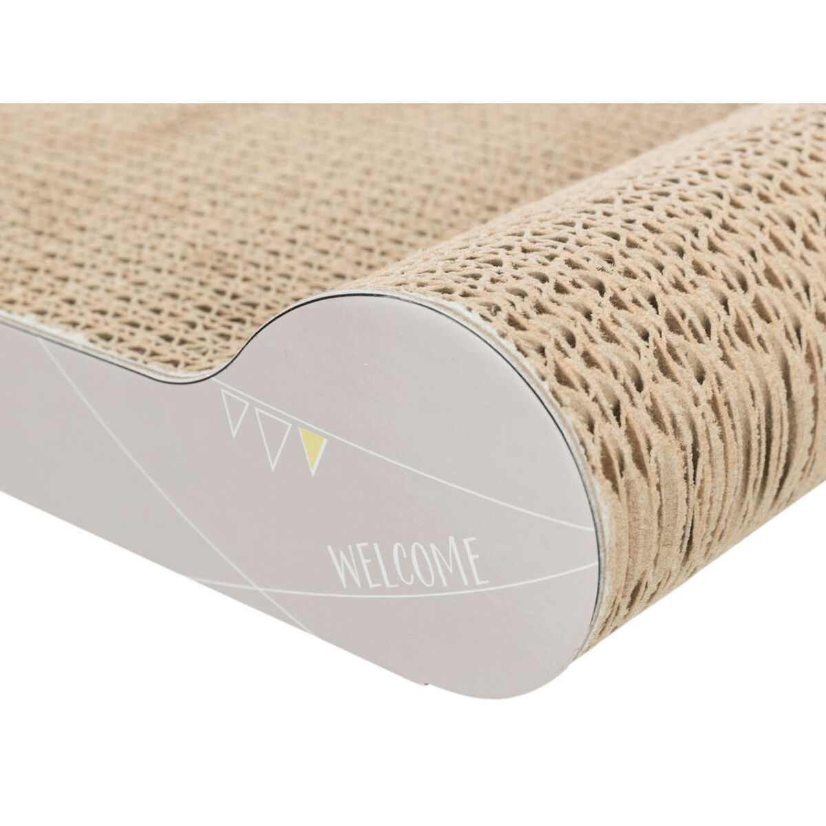 Suport de Ascuțit Gheare pentru Pisici Trixie Gri deschis 38 × 6 × 18 cm