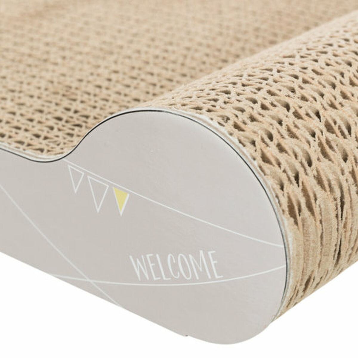 Suport de Ascuțit Gheare pentru Pisici Trixie Gri deschis 38 × 6 × 18 cm