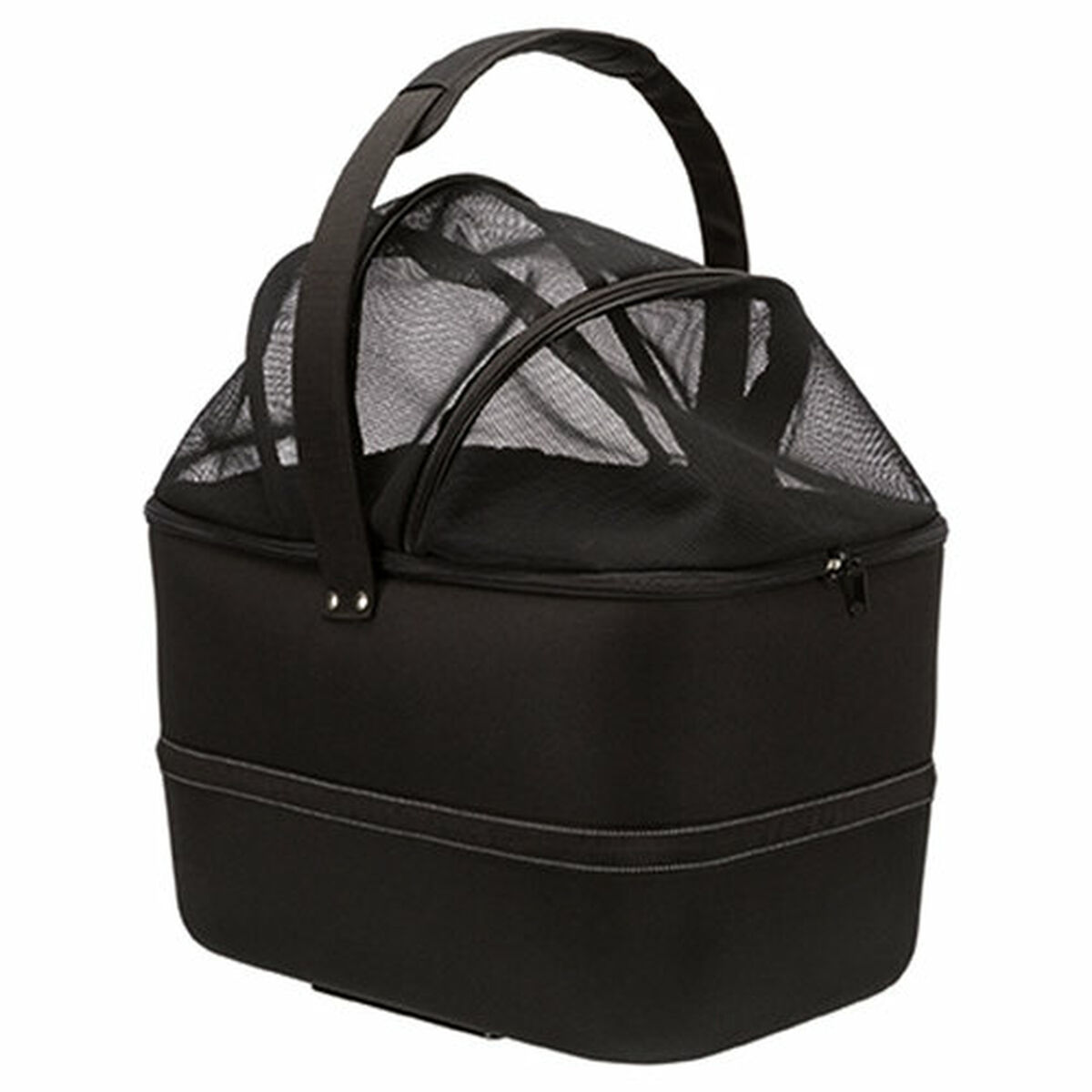 Suport pentru Coș de Bicicletă Trixie Negru