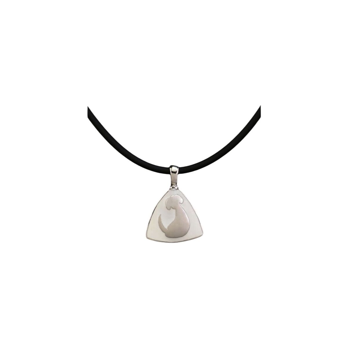 Pandantiv Damă Pet Zen 15 X 16 MM Argintiu