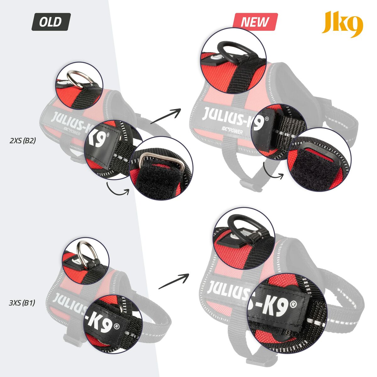 Ham pentru câini Trixie Power Antracit 2 Baby 2 (XS/S)