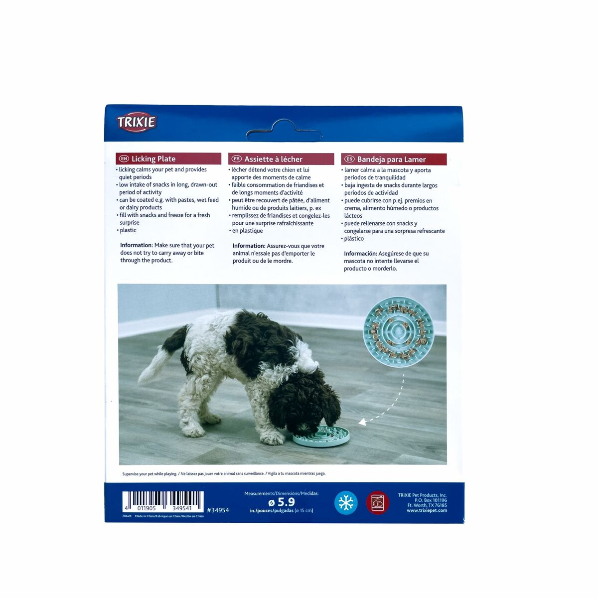 Guler LED pentru animale de companie Trixie Flash USB Roșu Mărime unică