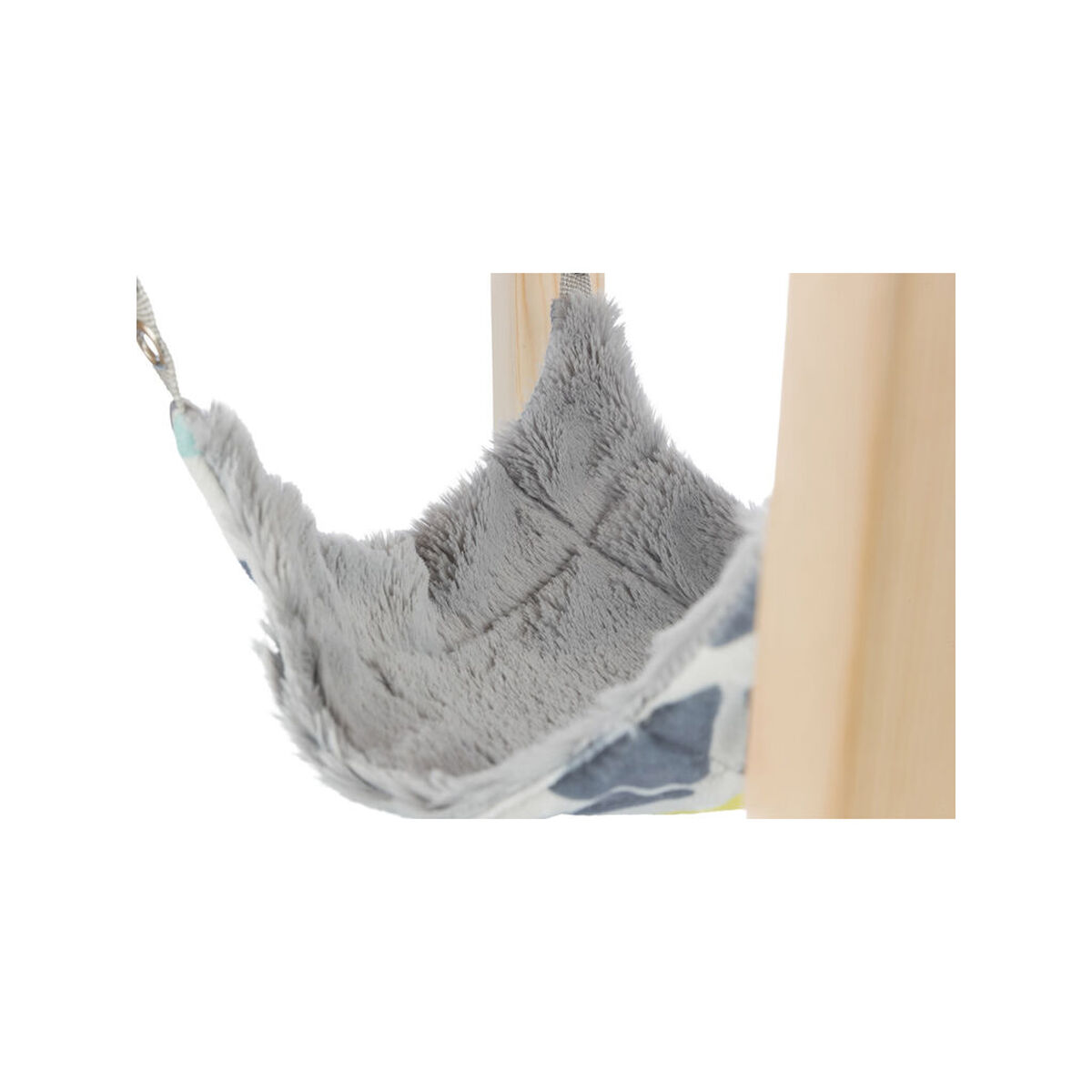 Hamac Suspendat Trixie Gri Piersică 37 × 29 × 37 cm Lemn