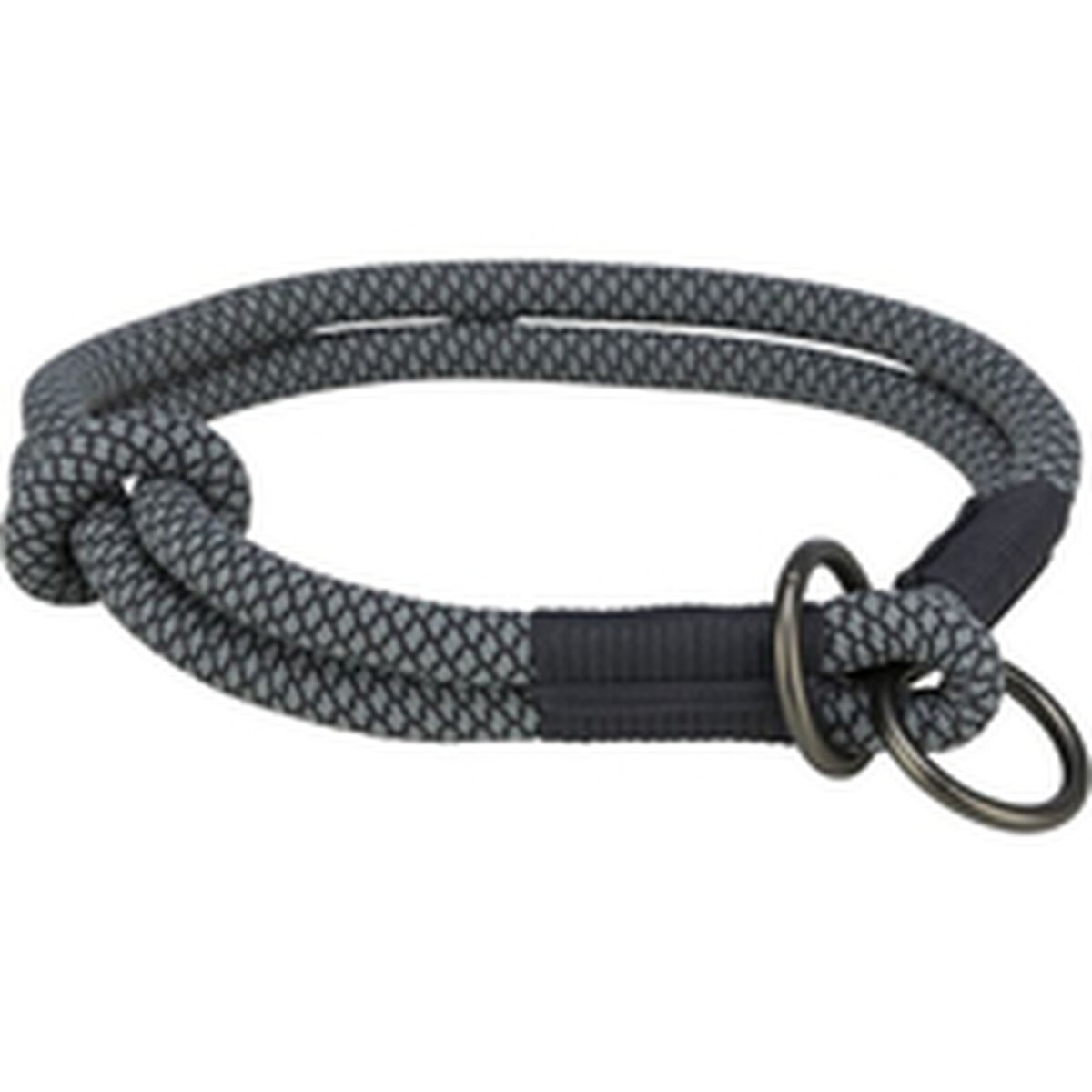 Gulerele de dresaj pentru câini Trixie Soft Rope Negru Gri S 35 cm