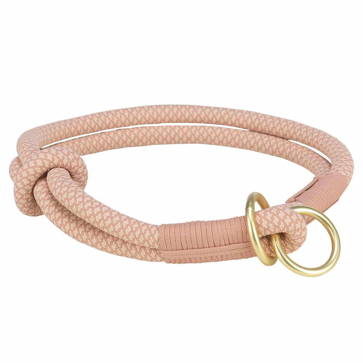 Gulerele de dresaj pentru câini Trixie Soft Rope Roz S 35 cm