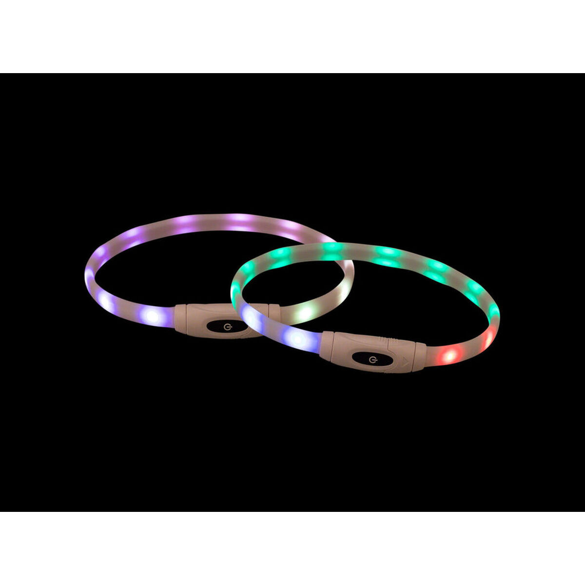 Guler LED pentru animale de companie Trixie Multicolor Silicon Plastic