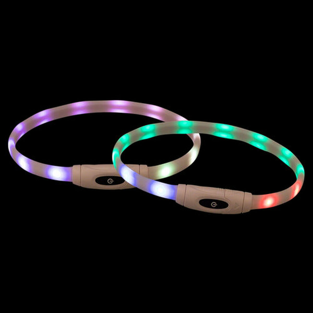 Guler LED pentru animale de companie Trixie Multicolor Silicon Plastic