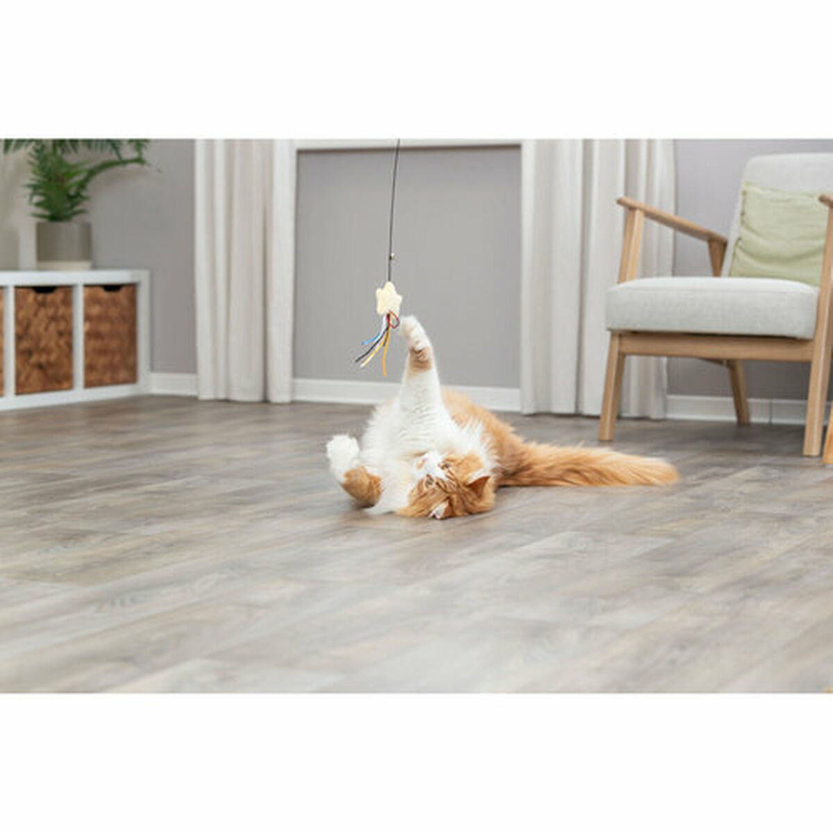 Jucărie pentru pisici Trixie Poliester Flauș Plastic