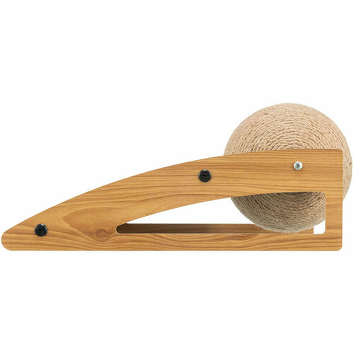 Suport de Ascuțit Gheare pentru Pisici Trixie Iută Lemn Carton 40 × 17 × 20 cm