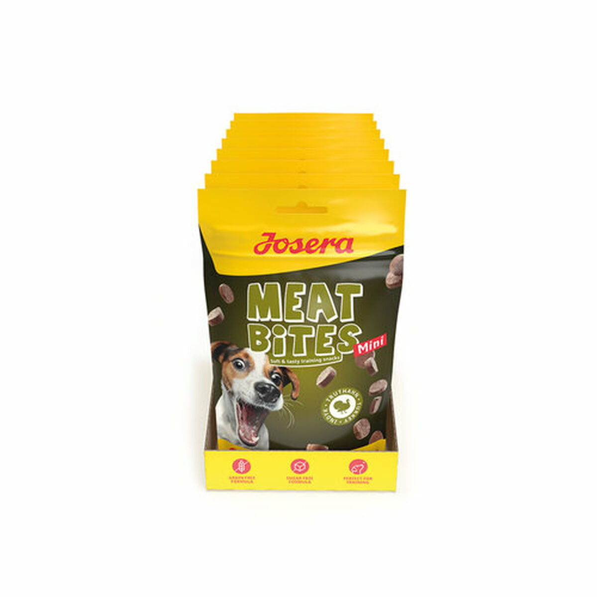 Gustare pentru câini Josera Meat Bites 70 g Curcan