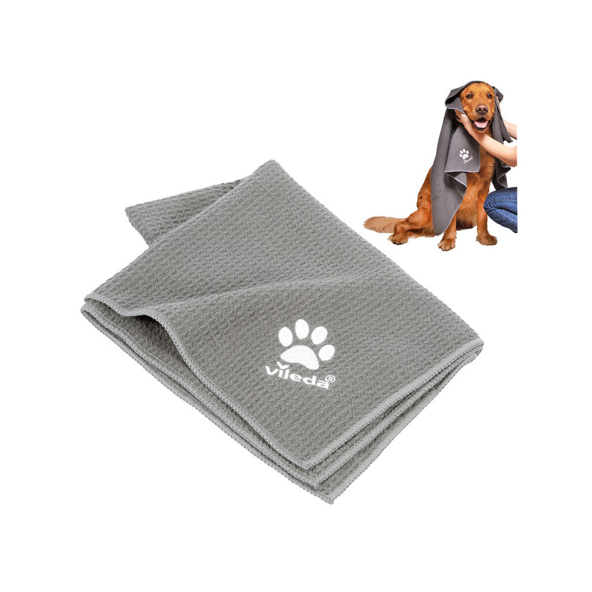 Prosop din Microfibră Vileda 172651 Gri XL 65 x 100 cm