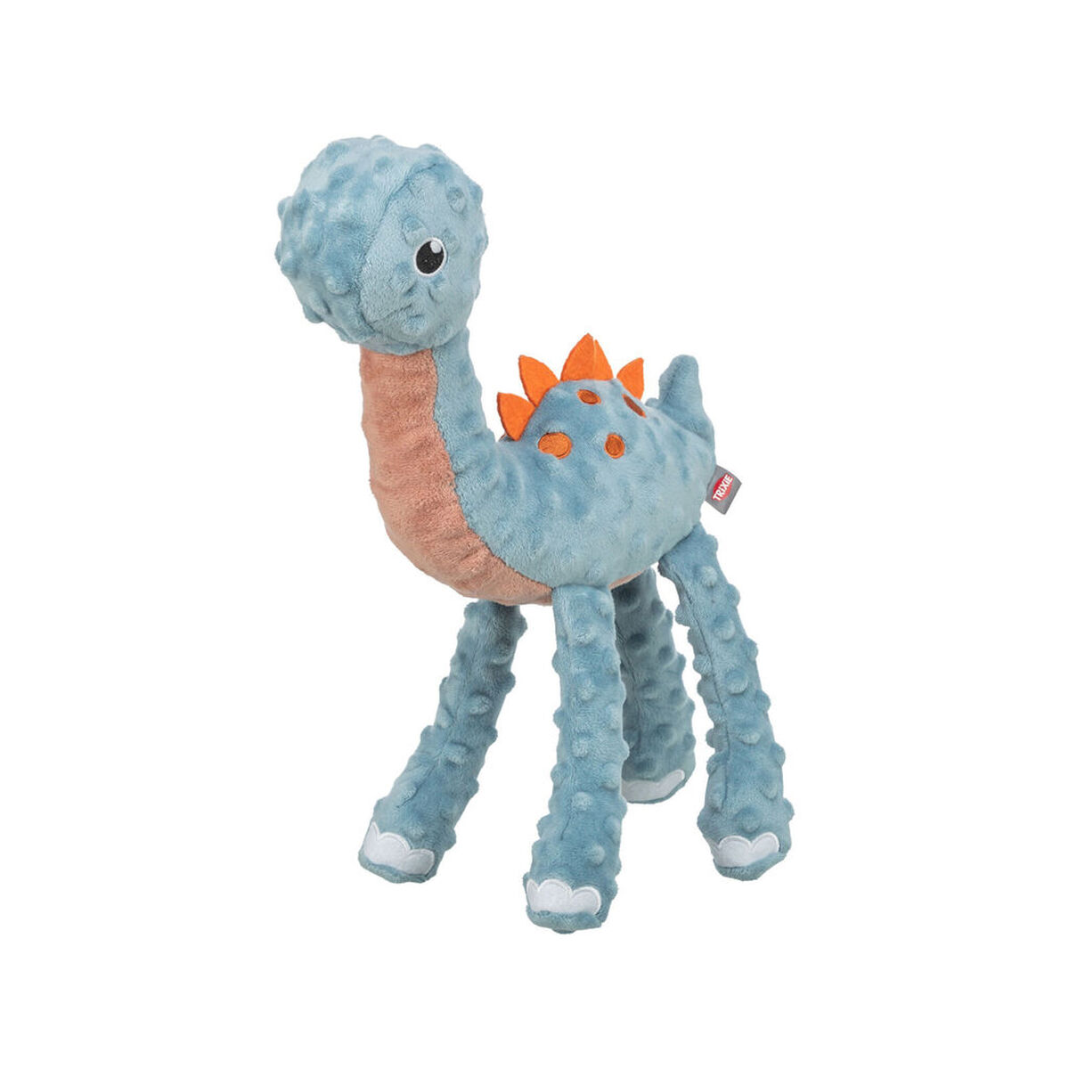Jucărie din pluș pentru câini Trixie Albastru Portocaliu Poliester Dinozaur 38 cm