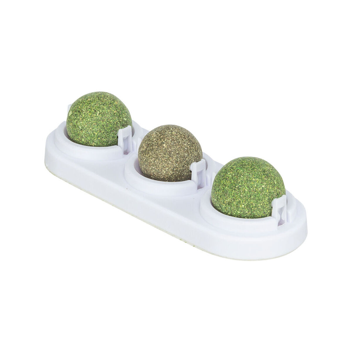 Jucărie pentru pisici Trixie Alb Verde Mingi