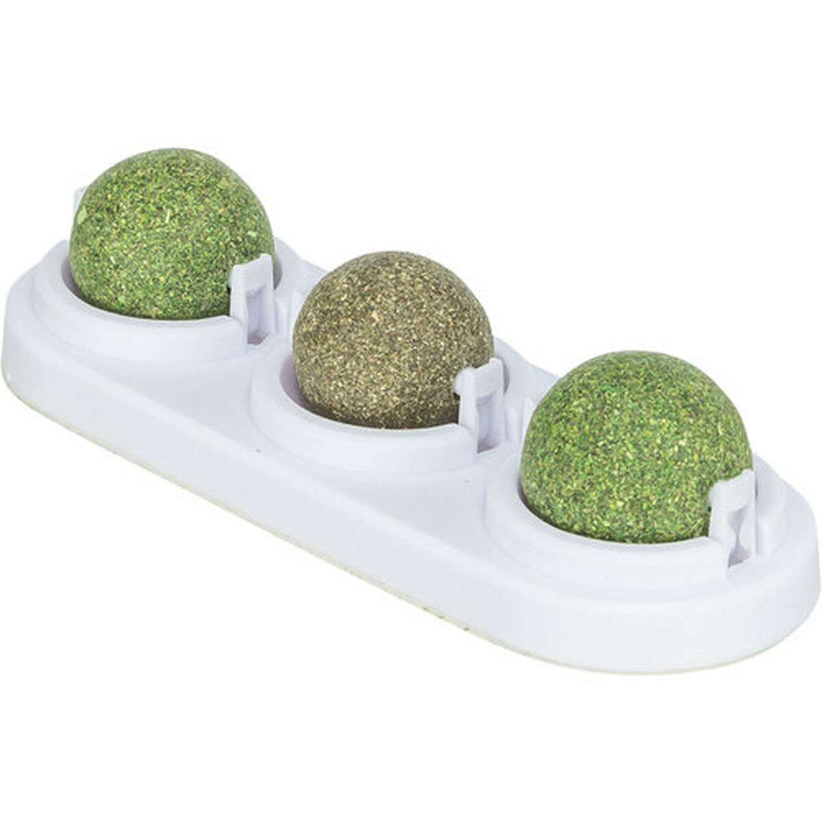 Jucărie pentru pisici Trixie Alb Verde Mingi