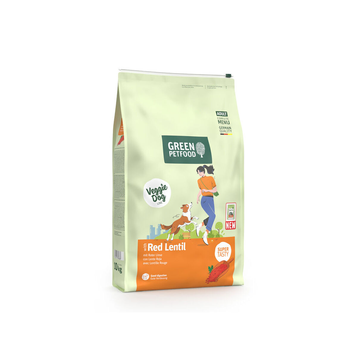 Nutreț Green Petfood VeggieDog Red Lentil 10 kg