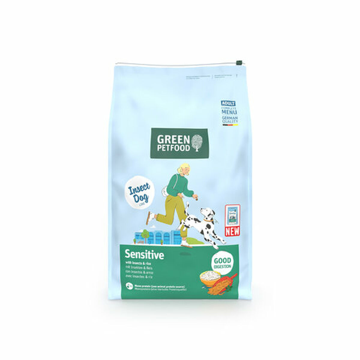Nutreț Green Petfood InsectDog Sensitive 10 kg Orez