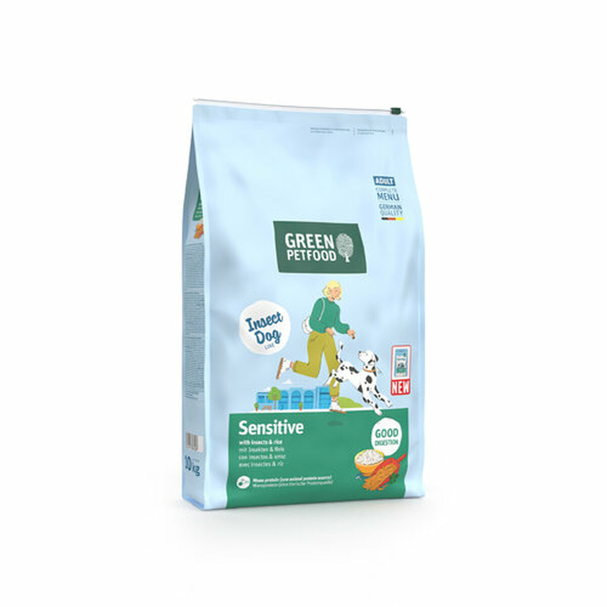Nutreț Green Petfood InsectDog Sensitive 10 kg Orez