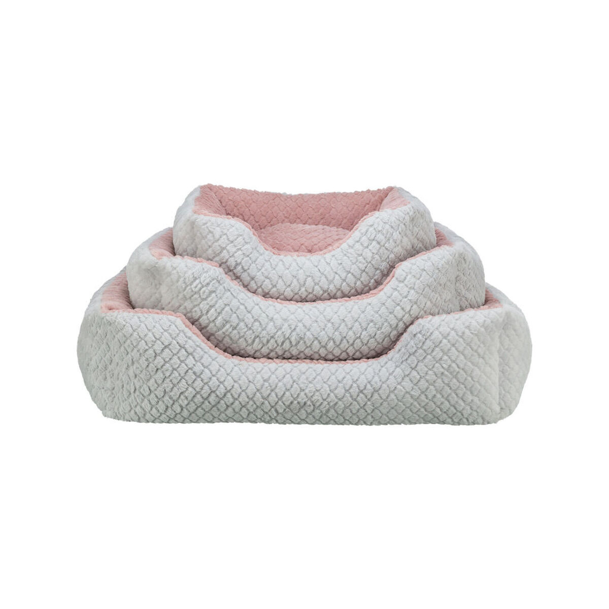 Pat pentru câine Trixie Kaline Mio Gri Roșu închis 65 x 50 cm