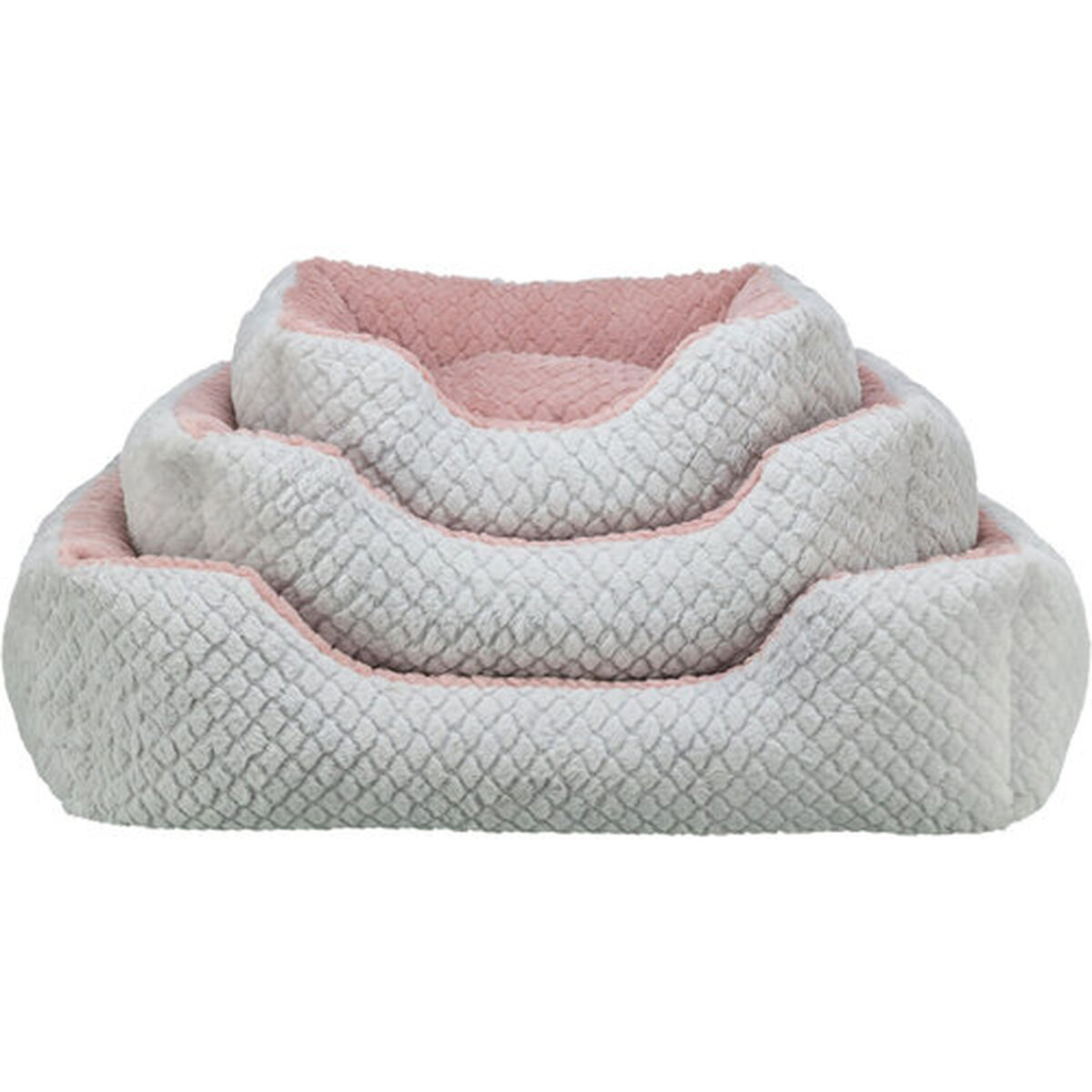 Pat pentru câine Trixie Kaline Mio Gri Roșu închis 65 x 50 cm